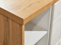 Respekta Kücheninseln<Kücheninsel Anton 124 cm ohne E-Geräte Lärche Weiß