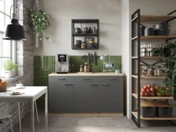 Online Küchenmöbel-Set 13 Merle 150 cm Pantryküchen|Miniküchen