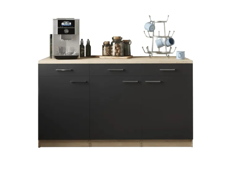 Clearance Küchenmöbel-Set 12 Merle 150 cm Pantryküchen|Miniküchen