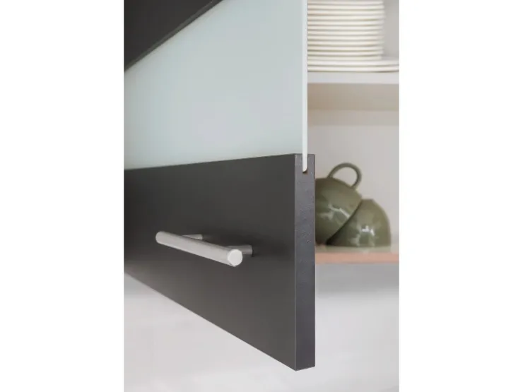 Respekta Pantryküchen|Miniküchen<Küchenmöbel-Set 5 Merle 100 cm Grau