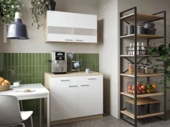 Hot Küchenmöbel-Set 9 Merle 100 cm Pantryküchen|Miniküchen