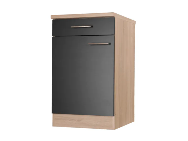 Sale Respekta Küchen-Unterschrank Merle 50 cm Schwarz