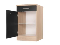 Sale Respekta Küchen-Unterschrank Merle 50 cm Schwarz