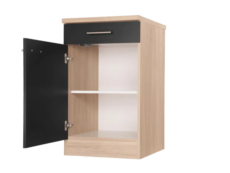Sale Respekta Küchen-Unterschrank Merle 50 cm Schwarz