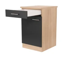 Sale Respekta Küchen-Unterschrank Merle 50 cm Schwarz