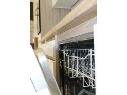 Respekta Premium Kochfelder|Kühlschränke<Respekta Küchenzeile GLRP280HESWM Grifflos 280 cm -Sonoma Eiche Weiß Matt
