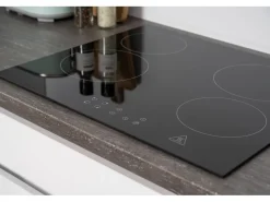 Respekta Premium Respekta Küchenzeile GLRP330HWS Grifflos 330 cm -Weiß Schwarz Hochglanz