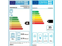 Respekta Einbauküchen<Küchenzeile KB210BBEC 210 cm Nachbildung Buche