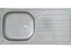 Hot Küchenzeile KB150WGMIC 150 cm -Weiß Single-Küchen|Pantryküchen