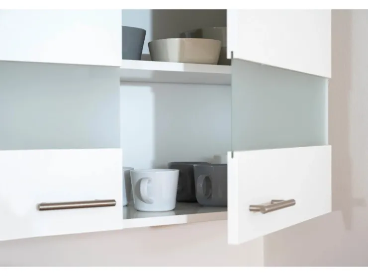 Sale Respekta Küchenzeile KB220WWC 220 cm Weiß