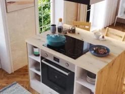 Respekta Inselhauben|Kücheninseln<Landhaus Inselküche Anton 310 cm Lärche Weiß