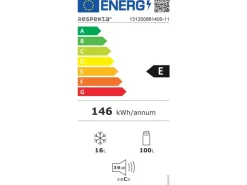 Best Respekta Miniküche KB160ESS 160 cm -Eiche Sonoma Sägerau Nachbildung Schwarz