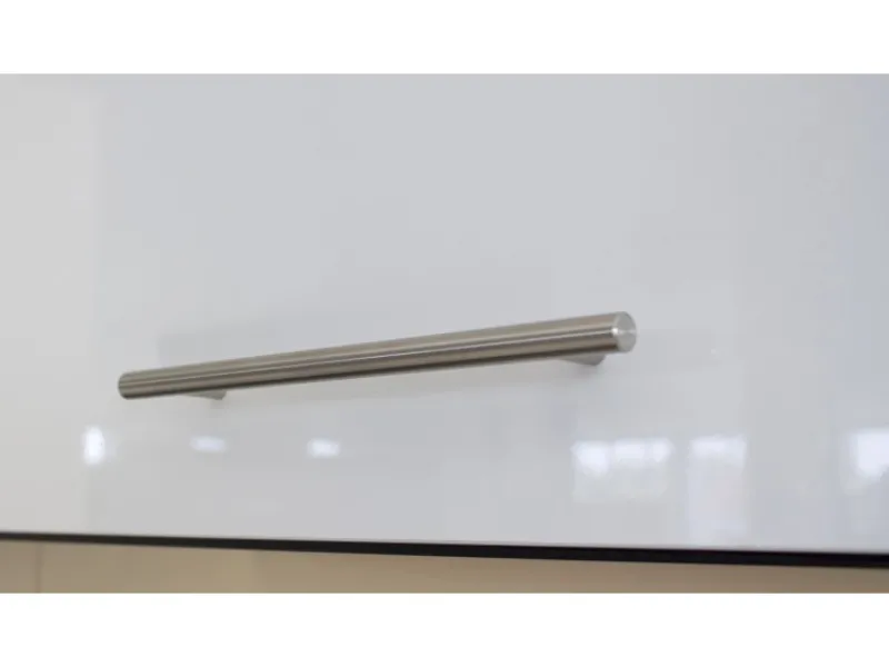 Discount Inselküche 310 cm -Eiche Grau Inselhauben|Kochfelder
