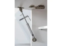 Respekta Premium Kühlschränke|Einbauküchen<Küchenzeile 270 cm Hochbau Weiß Hochglanz Hochglanz Weiß
