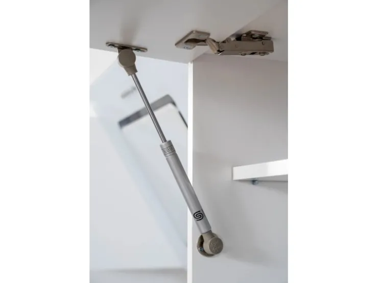 Respekta Premium Kochfelder<Küchenzeile 310 cm Hochbau -Weiß Schwarz Hochglanz