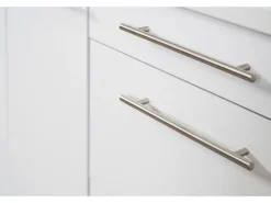 Discount Respekta Premium Küchenzeile 240 cm Weiß Hochglanz-Eiche Grau Hochglanz Weiß