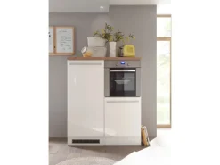 Respekta Premium Küchenzeile BERP320HWWC 320 cm Weiß Hochglanz Hochglanz Weiß