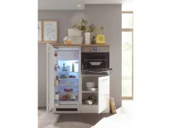 Respekta Premium Küchenzeile BERP320HWWC 320 cm Weiß Hochglanz Hochglanz Weiß