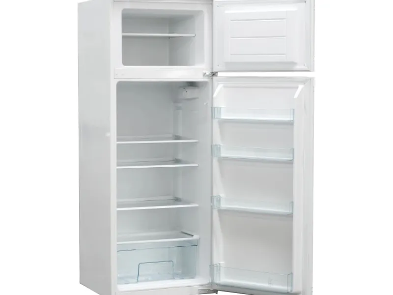 Discount Küchenzeile Grifflos 385 cm Weiß Matt-Weiß Winkelküchen