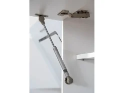 Discount Winkelküche 260 x 200 cm Weiß Hochglanz Winkelküchen|Kochfelder