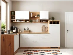 Discount Respekta Winkelküche Hilde 310 x 172 cm Weiß