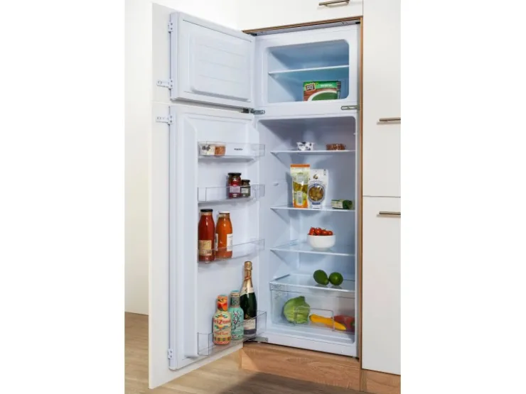 Respekta Winkelküchen|Kühlschränke<Winkelküche KBL310ESWS 310 cm -Eiche Sonoma Sägerau Nachbildung Weiß