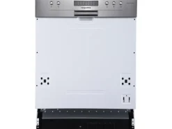 Sale Winkelküche KBL310WSCGKEG 310 x 172 cm Schwarz-Weiß-Butcher Nussbaum Kühlschränke|Winkelküchen