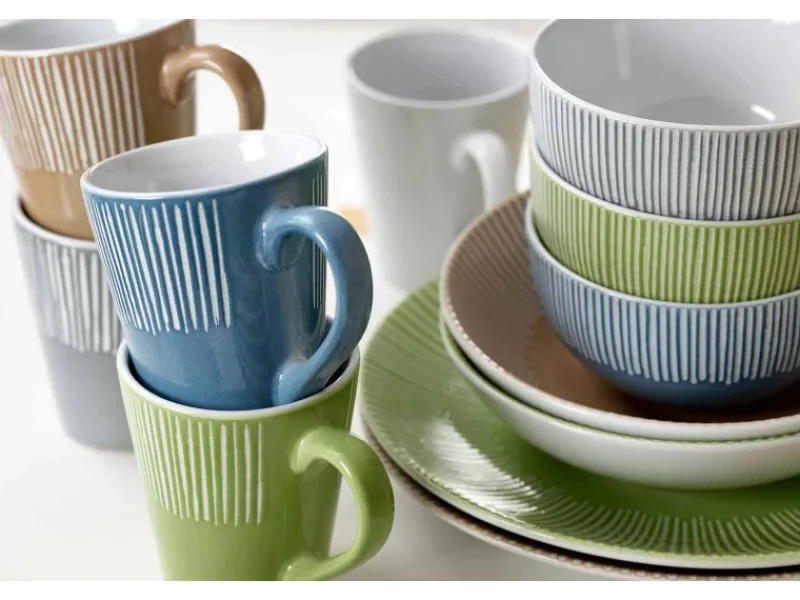 Clearance Banda Frühstücks-Set 18-teilig Geschirr