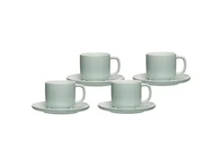 Ritzenhoff & Breker Geschirr<Jasper Kaffeetasse mit Untertasse 240 ml 4er Set Mint Mintgrün