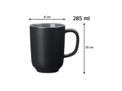 Discount Ritzenhoff & Breker Jasper Kaffeebecher 285 ml 6er Set Schwarz
