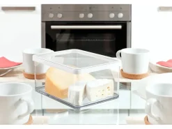 Rotho Vorratsdosen|Vorratsbehälter<Dose Loft Premium Breit 1 l Weiß-Transparent