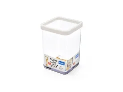 Rotho Vorratsdosen|Vorratsbehälter<Dose Loft Premium Quadratisch 1 l Weiß-Transparent