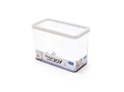 Clearance Rotho Dose Loft Premium Rechteckig 2,1 l Weiß-Transparent