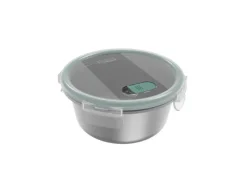 Outlet Frischhaltedose Nala Edelstahl Rund 0,9 l Mistletoe Green Vorratsdosen|Vorratsbehälter