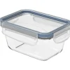 Sale Rotho Kühlschrankdose Clic & Lock Glas 0,5 l Horizontblau