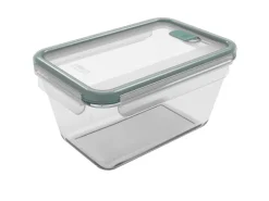 Clearance Rotho Kühlschrankdose Nala mit Kunststoffdeckel Glas 2 l Mistletoe Green