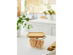Best Rotho Kühlschrankdose Nala mit Bambusdeckel Glas 0,75 l