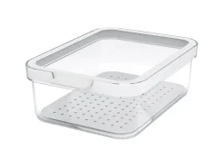Rotho Küchen-Ordnungssysteme<Kühlschrankorganizer Cauma 1,2 l Weiß