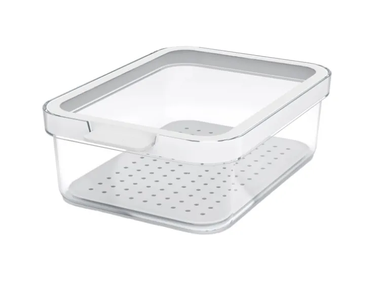 Rotho Küchen-Ordnungssysteme<Kühlschrankorganizer Cauma 1,2 l Weiß