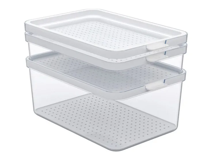 Rotho Küchen-Ordnungssysteme|Kühlschränke<Kühlschrankorganizer-Set Cauma 1,3 l/2,6 l/4,65 l Transparent 3-teilig