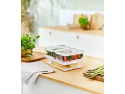 New Rotho Kühlschrankorganizer-Set Cauma 2 x 1,2 l/2,6 l Transparent 3-teilig