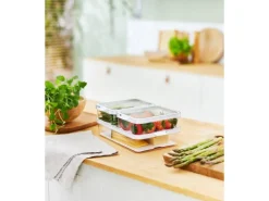 New Rotho Kühlschrankorganizer-Set Cauma 2 x 1,2 l/2,6 l Transparent 3-teilig