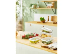 Best Kühlschrankorganizer-Set Cauma Transparent 5-teilig Küchen-Ordnungssysteme