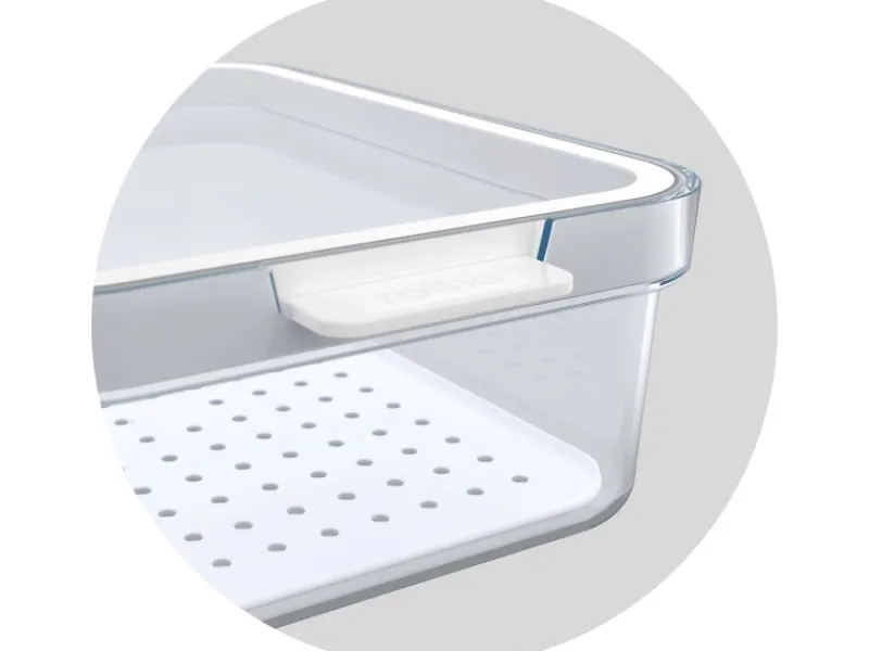 Best Kühlschrankorganizer-Set Cauma Transparent 5-teilig Küchen-Ordnungssysteme