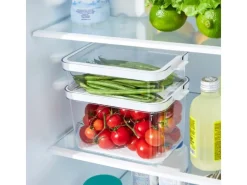 Outlet Kühlschrankorganizer-Set Cauma Transparent 2-teilig Küchen-Ordnungssysteme