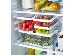 Online Rotho Kühlschrankorganizer-Set Cauma Transparent 4-teilig