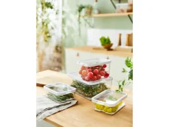 Online Rotho Kühlschrankorganizer-Set Cauma Transparent 4-teilig