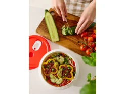 New Mikrowellenteller Micro Clever Tief 1 l Papaya Küchenhelfer