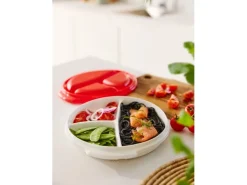 Rotho Küchenhelfer<Mikrowellenteller Micro Clever 0,75 l Papaya