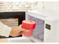 Online Thermotasse Memory B3 mit Löffel 0,5 l Papaya Küchenhelfer